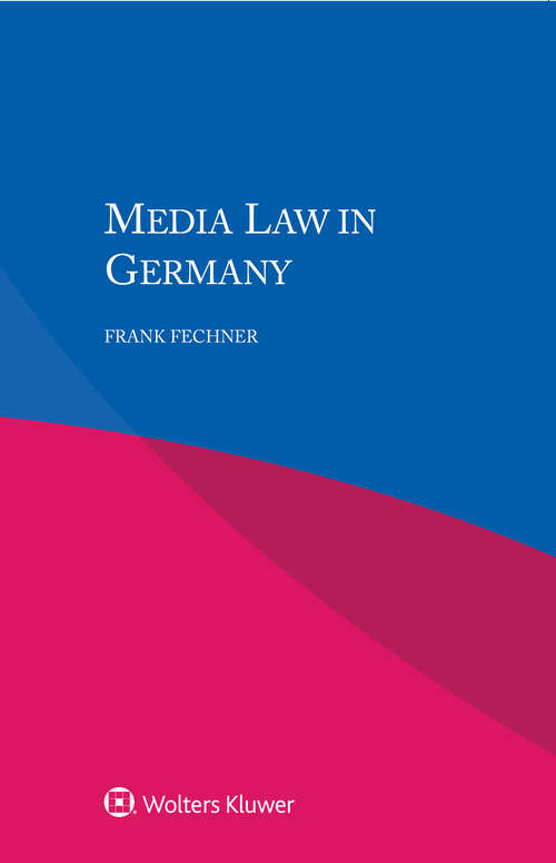 Book cover of Media Law in Germany