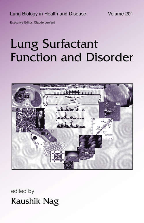 Book cover of Lung Surfactant Function and Disorder