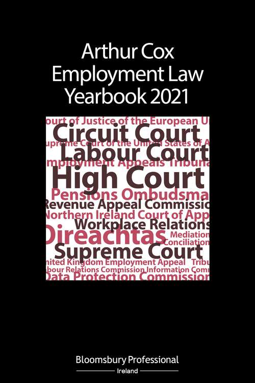 Book cover of Arthur Cox Employment Law Yearbook 2021