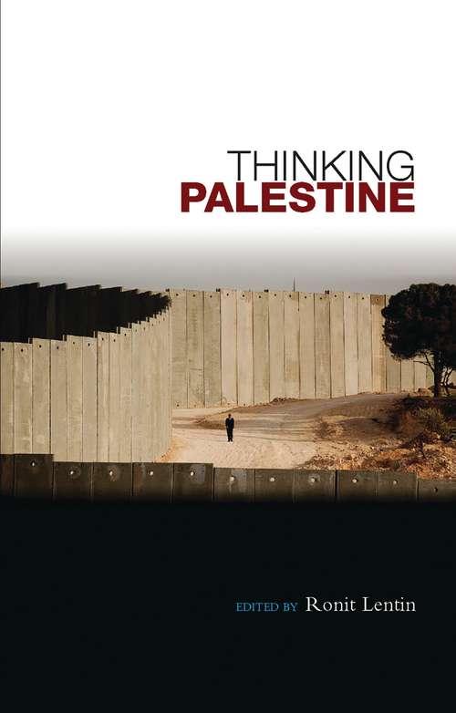 Book cover of Thinking Palestine