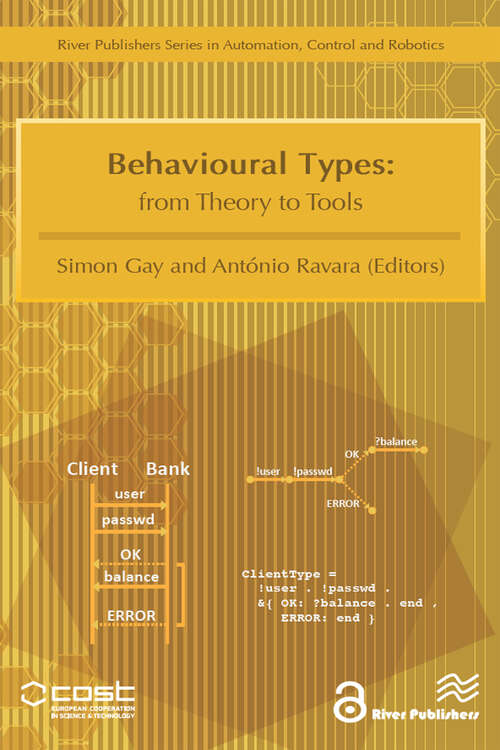 Book cover of Behavioural Types: From Theory to Tools