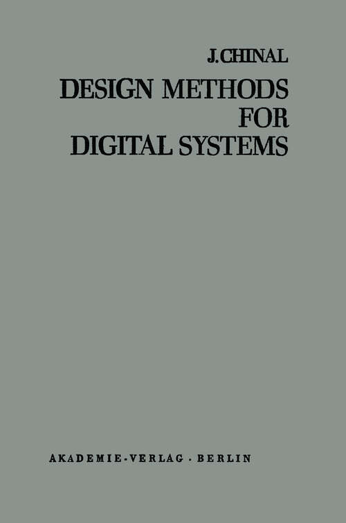 Book cover of Design Methods for Digital Systems (1973)