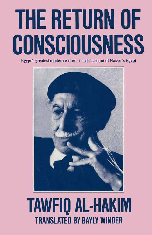Book cover of The Return of Consciousness (1st ed. 1974)