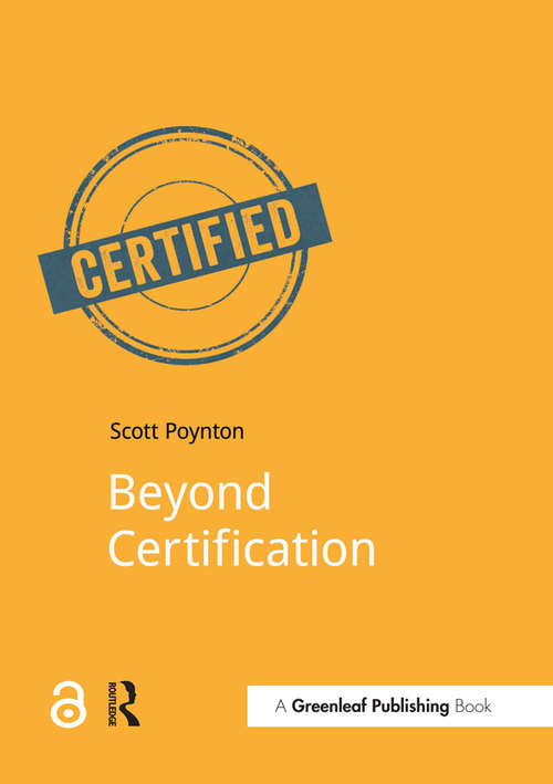 Book cover of Beyond Certification (Doshorts Ser.)