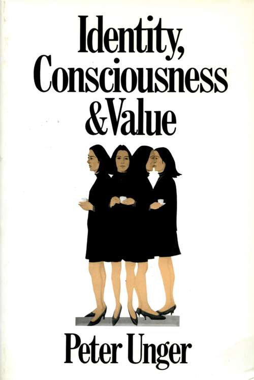 Book cover of Identity, Consciousness and Value