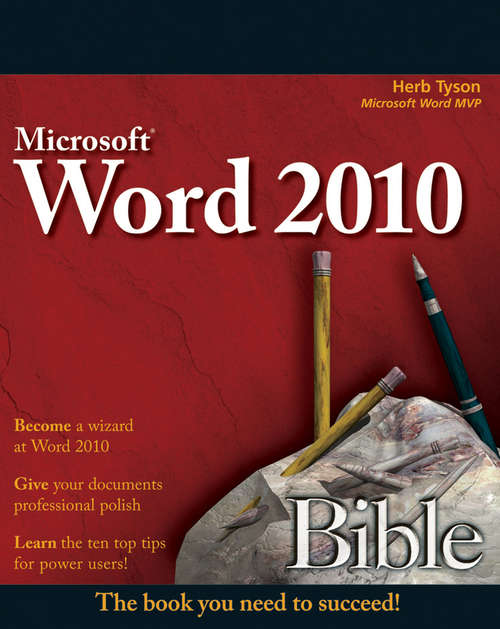 Book cover of Word 2010 Bible (3) (Bible #750)