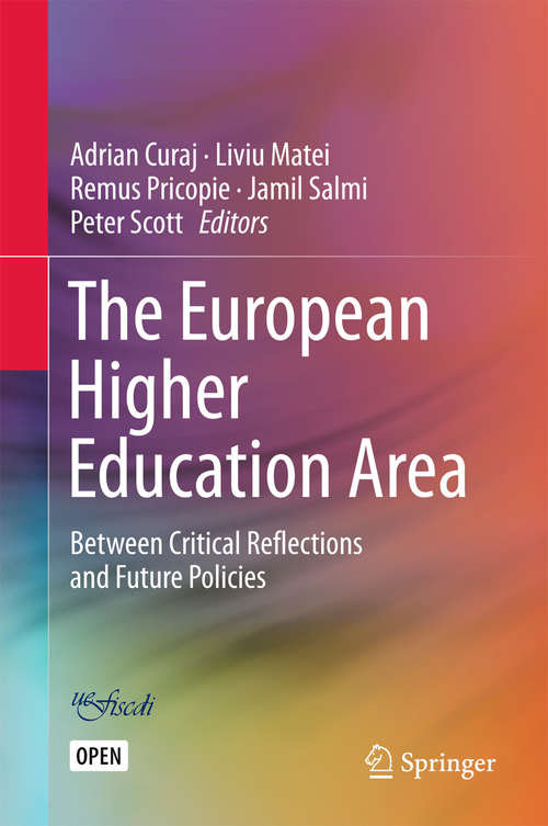 Book cover of The European Higher Education Area: Between Critical Reflections and Future Policies (1st ed. 2015)