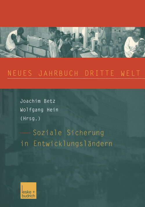 Book cover of Neues Jahrbuch Dritte Welt: Soziale Sicherung in Entwicklungsländern (2004)