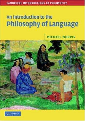 Book cover of An Introduction To The Philosophy Of Language (PDF)