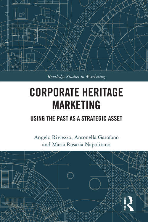 Book cover of Corporate Heritage Marketing: Using the Past as a Strategic Asset (Routledge Studies in Marketing)