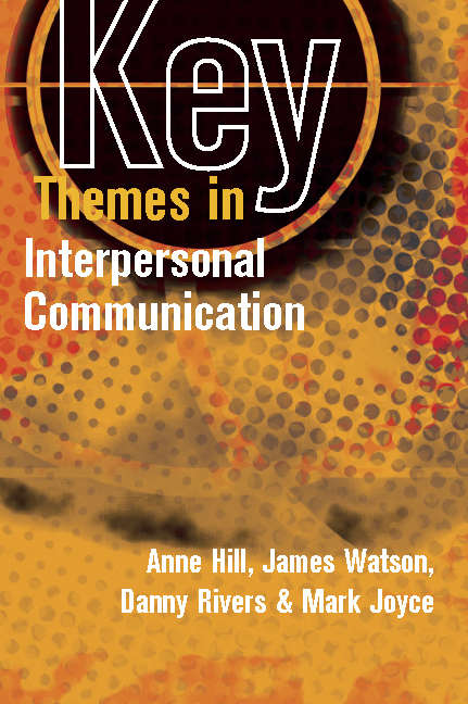 Book cover of Key Themes in Interpersonal Communication (UK Higher Education OUP  Humanities & Social Sciences Media, Film & Cultural Studies)