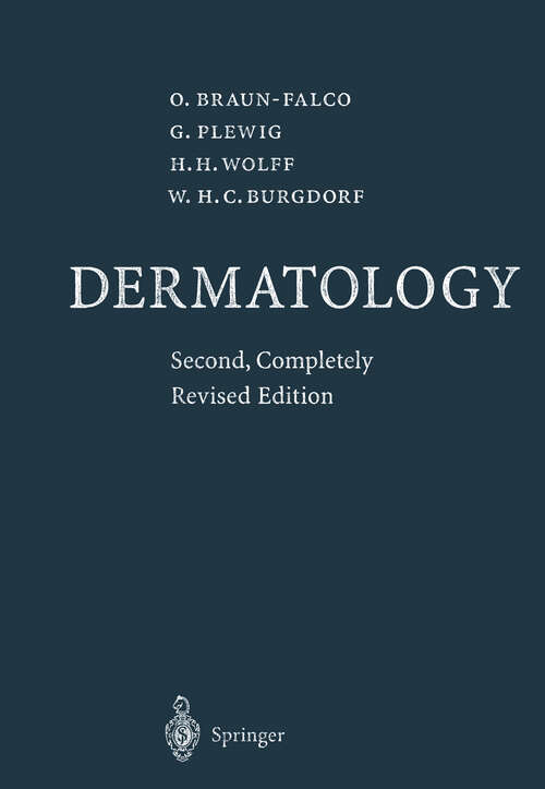 Book cover of Dermatology (2nd ed. 2000)