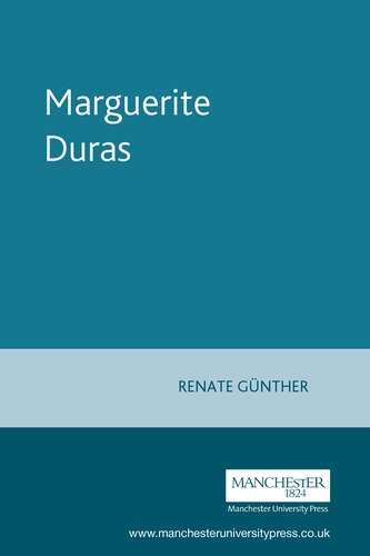Book cover of Marguerite Duras (French Film Directors Series)