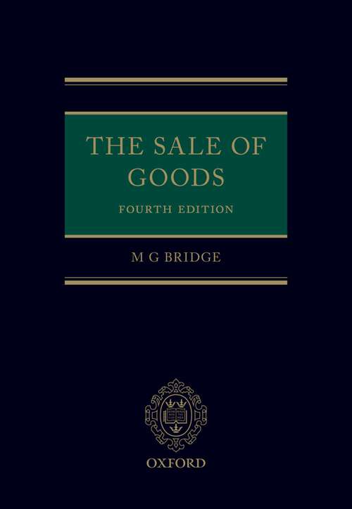 Book cover of The Sale of Goods