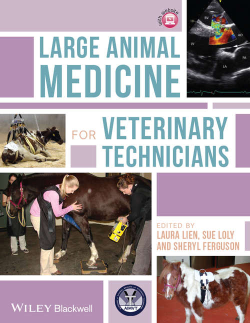 Book cover of Large Animal Medicine for Veterinary Technicians