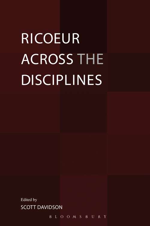 Book cover of Ricoeur Across the Disciplines