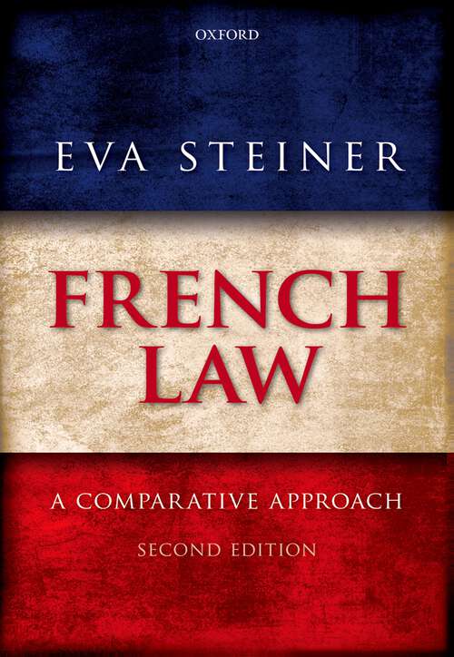 Book cover of French Law: A Comparative Approach