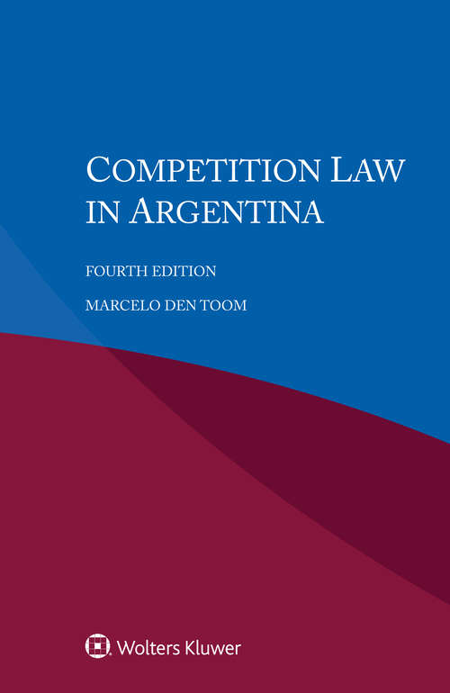Book cover of Competition Law in Argentina