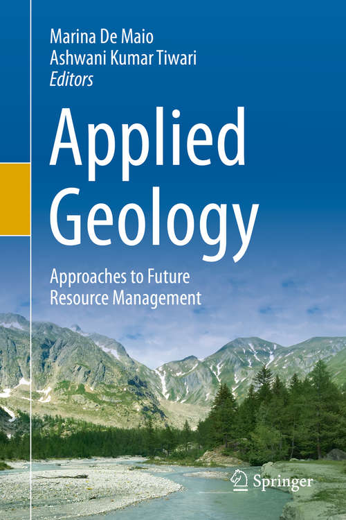 Book cover of Applied Geology: Approaches to Future Resource Management (1st ed. 2020)