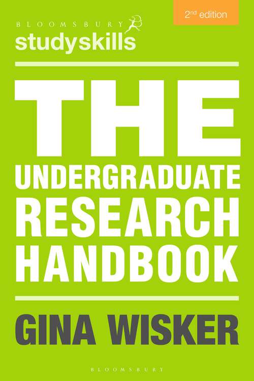 Book cover of The Undergraduate Research Handbook (2nd ed. 2019) (Palgrave Study Skills)