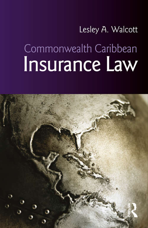 Book cover of Commonwealth Caribbean Insurance Law (Commonwealth Caribbean Law)