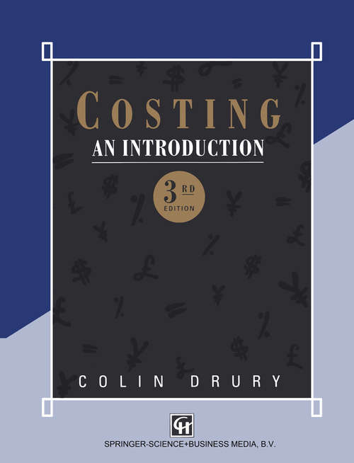 Book cover of Costing: An Introduction (pdf) (3rd ed. 1994) (Itbp Textbooks Ser.)