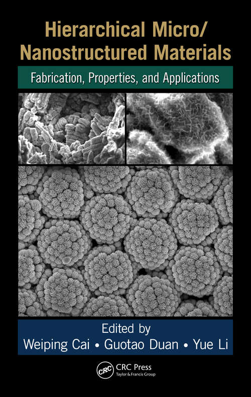 Book cover of Hierarchical Micro/Nanostructured Materials: Fabrication, Properties, and Applications