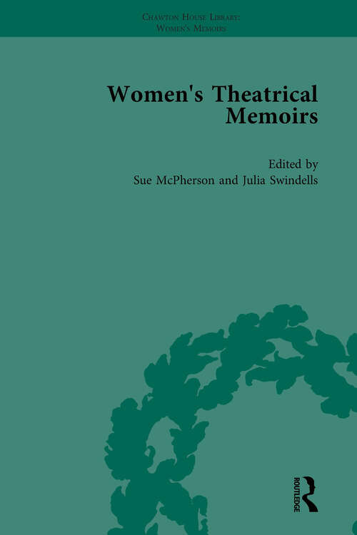 Book cover of Women's Theatrical Memoirs, Part II vol 6