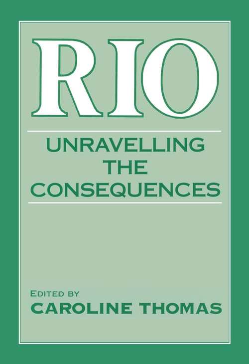 Book cover of Rio: Unravelling the Consequences