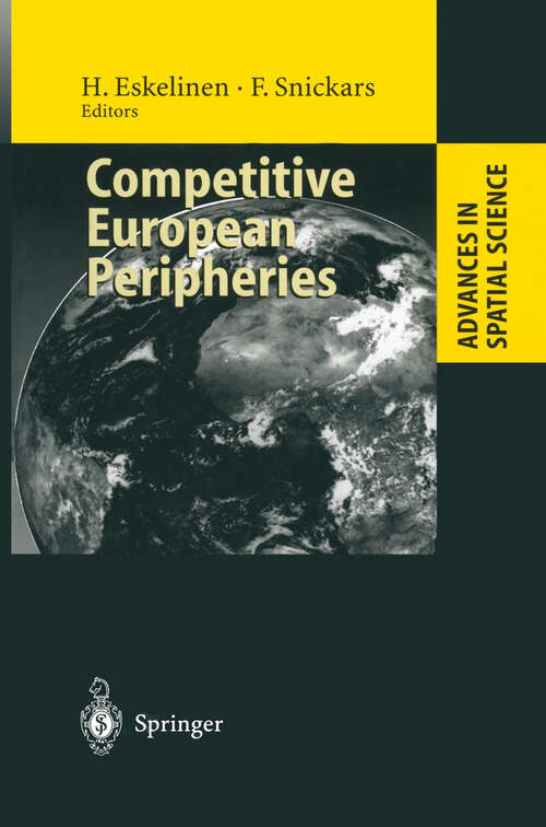 Book cover of Competitive European Peripheries (1995) (Advances in Spatial Science)