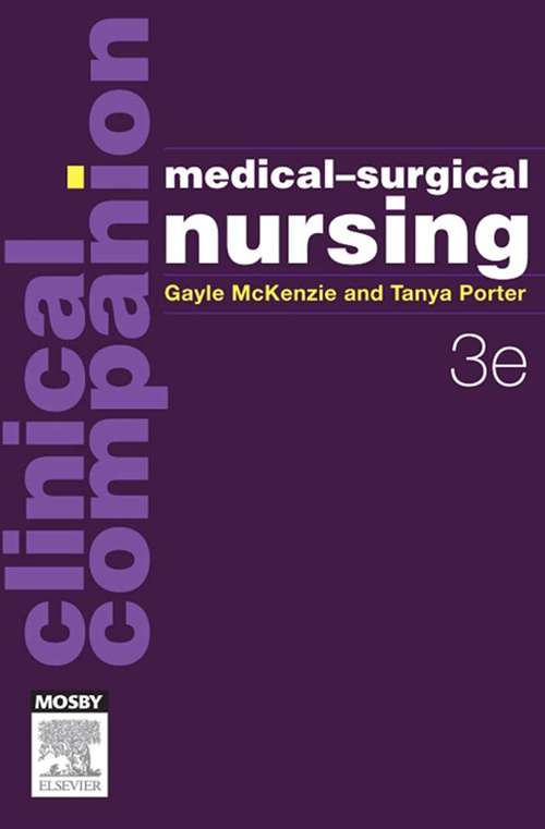 Book cover of Clinical Companion: Medical-surgical Nursing (2)