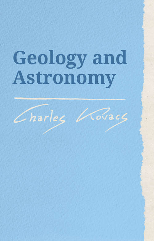 Book cover of Geology and Astronomy (Waldorf Education Resources Ser.)