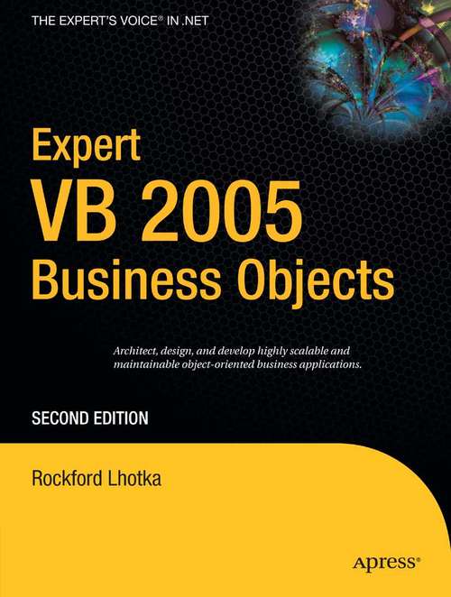 Book cover of Expert VB 2005 Business Objects (2nd ed.)