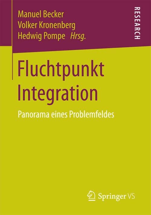 Book cover of Fluchtpunkt Integration: Panorama eines Problemfeldes