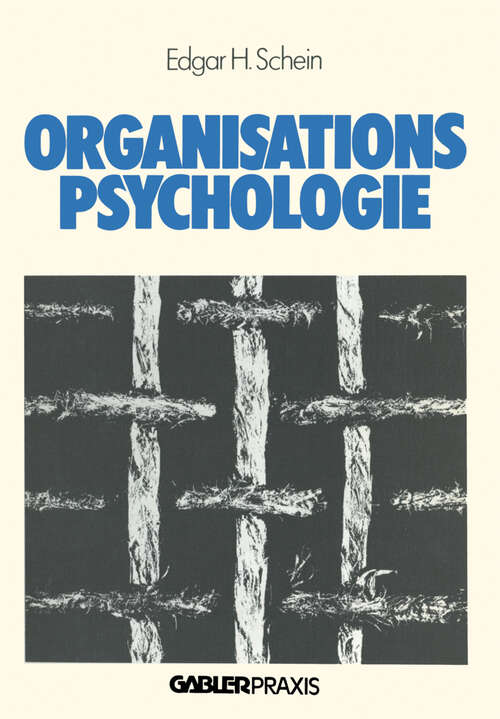 Book cover of Organisationspsychologie (1980) (Führung - Strategie - Organisation)