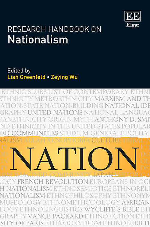 Book cover of Research Handbook on Nationalism