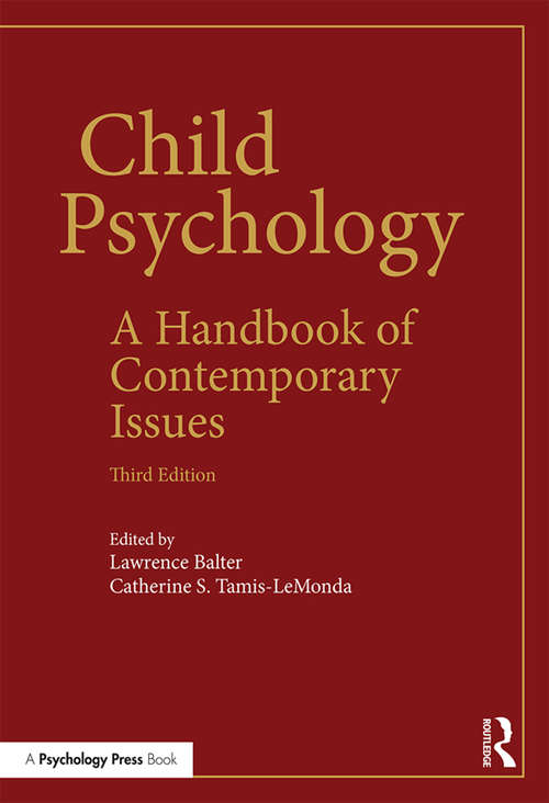 Book cover of Child Psychology: A Handbook of Contemporary Issues (3)