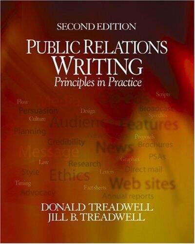 Book cover of Public Relations Writing: Principles In Practice (2)