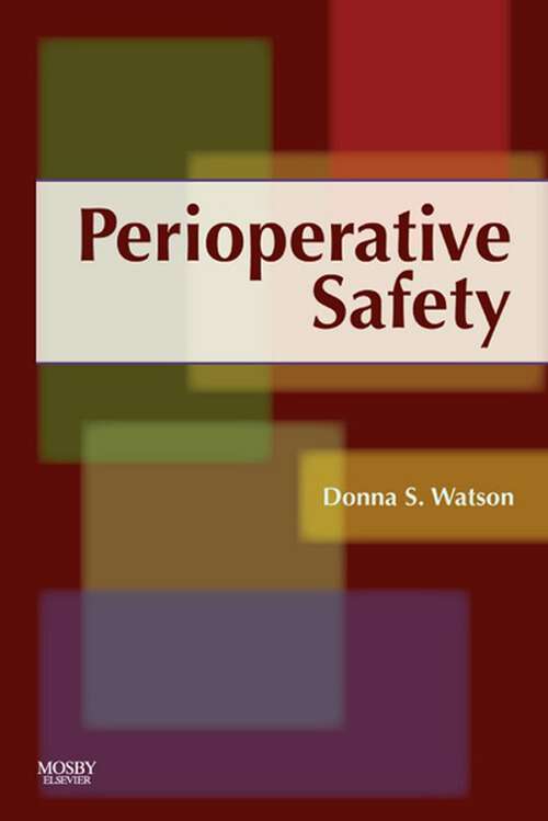 Book cover of Perioperative Safety