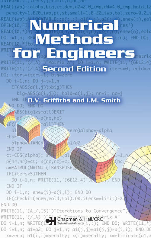 Book cover of Numerical Methods for Engineers