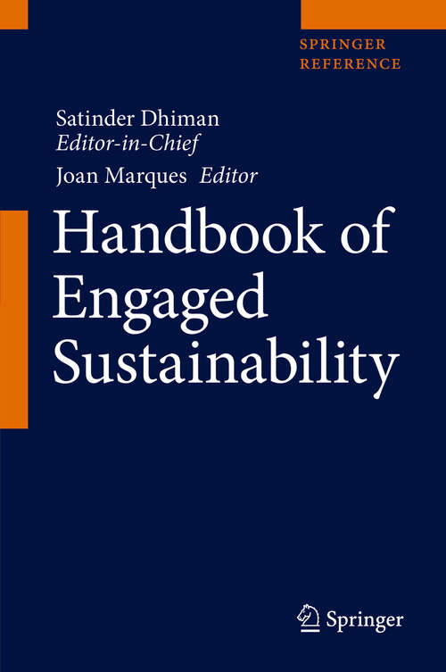 Book cover of Handbook of Engaged Sustainability