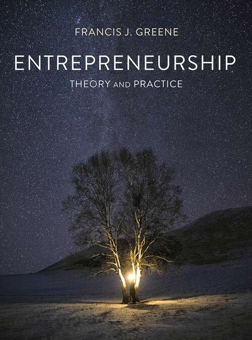 Book cover of Entrepreneurship Theory and Practice