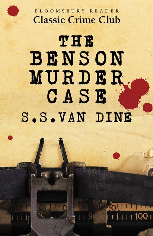 Book cover of The Benson Murder Case: Large Print