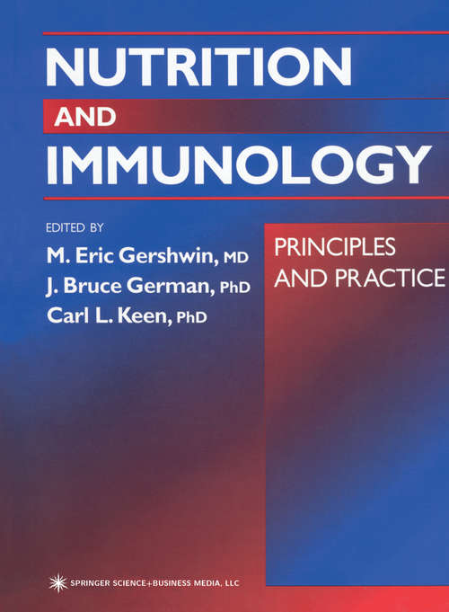 Book cover of Nutrition and Immunology: Principles and Practice (2000)