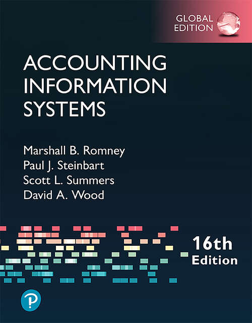 Book cover of Accounting Information Systems, Global Edition -- (Perpetual Access)