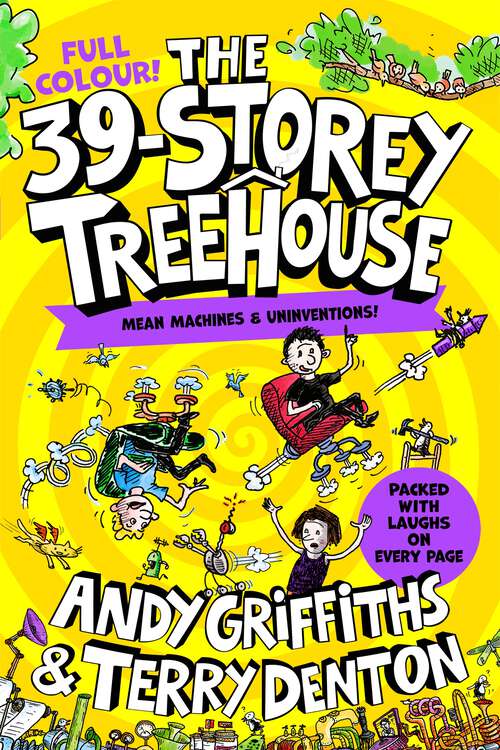 Book cover of The 39-Storey Treehouse: Colour Edition!