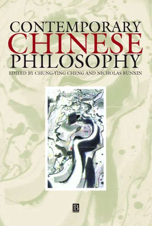 Book cover of Contemporary Chinese Philosophy
