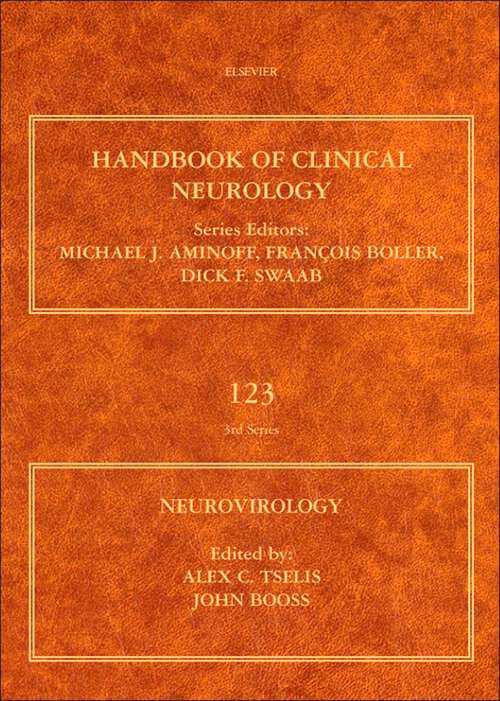 Book cover of Neurovirology (Handbook of Clinical Neurology: Volume 123)