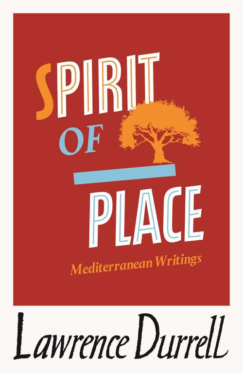 Book cover of Spirit of Place: Mediterranean Writings edited by A.G.Thomas (Main)