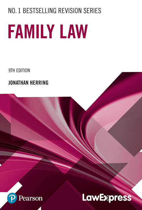 Book cover of Law Express Revision Guide: Family Law (9) (Law Express)